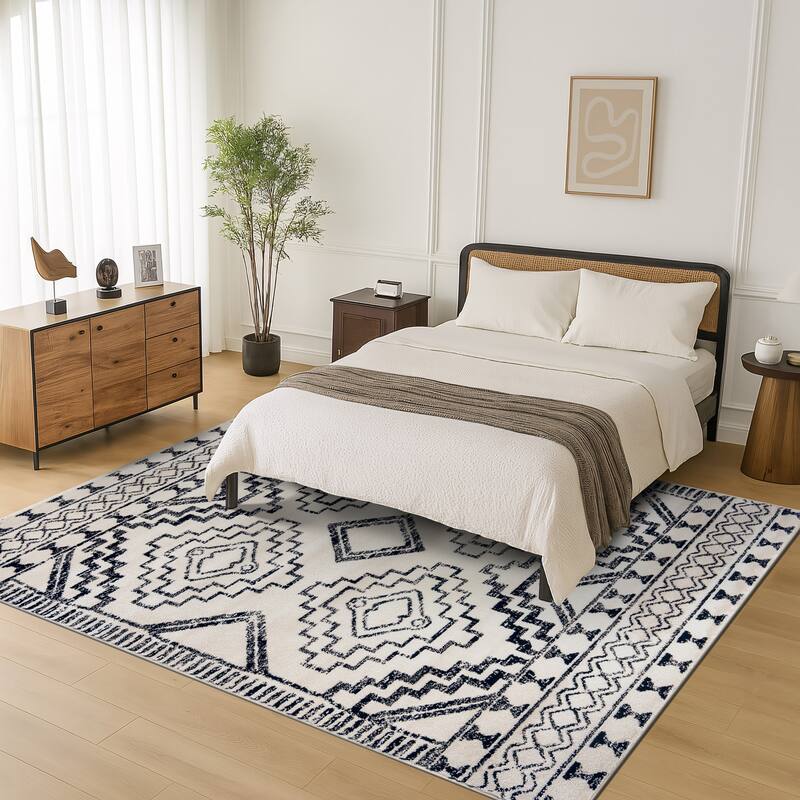 World Rug Gallery Transitional Bohemian Area Rug