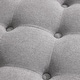 preview thumbnail 52 of 64, Tufted Large Round Storage Ottoman Footrest Beige/ Grey/ Blue