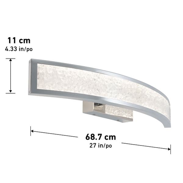 Artika Glitter Integrated LED Vanity Light Fixture