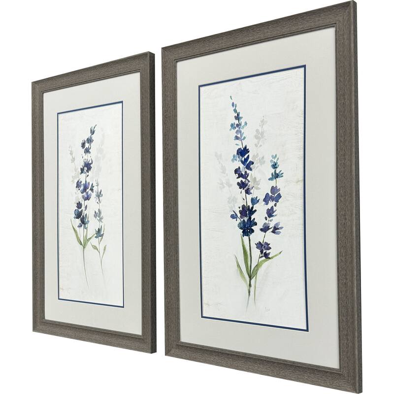 Paragon Fresh Lavender Framed Art - Set of 2