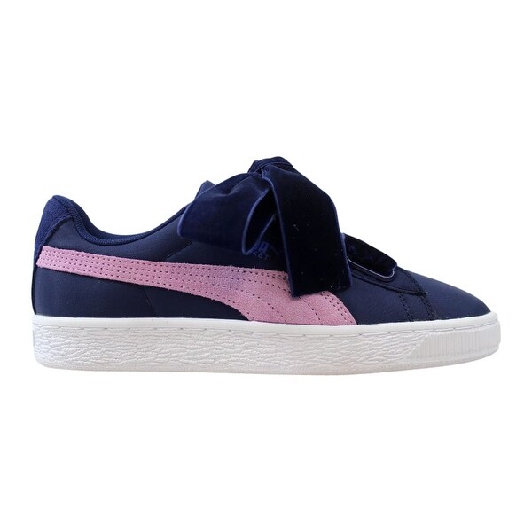 puma basket heart blue