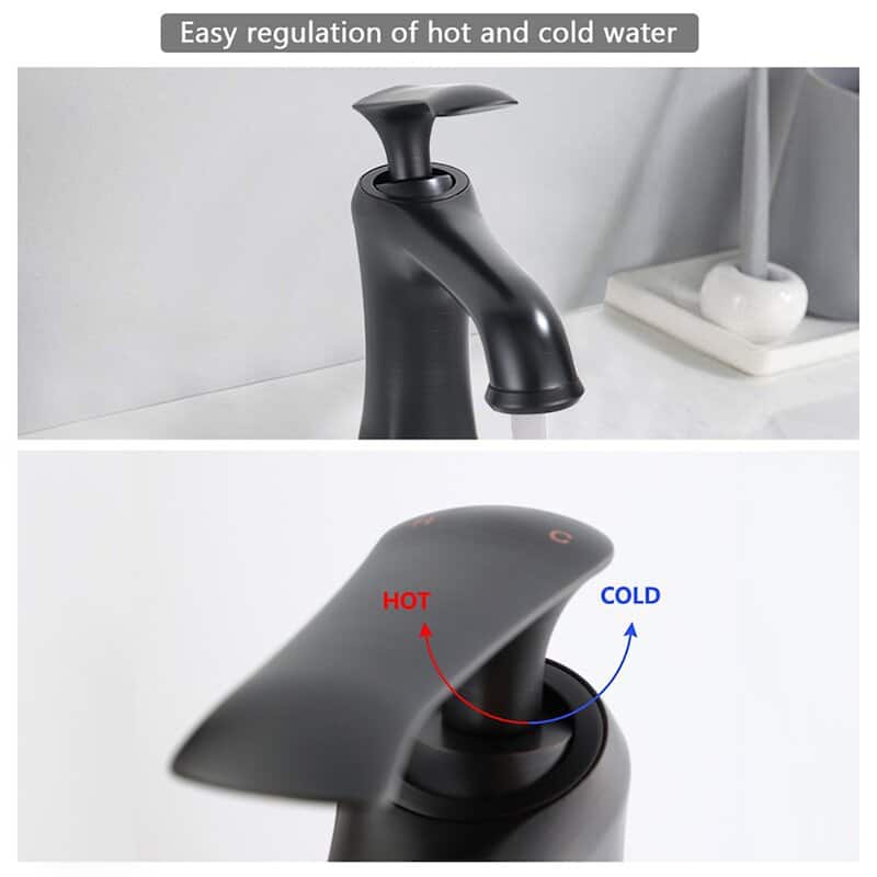 Proox Single Hole Lever Handle Bathroom Sink Faucet