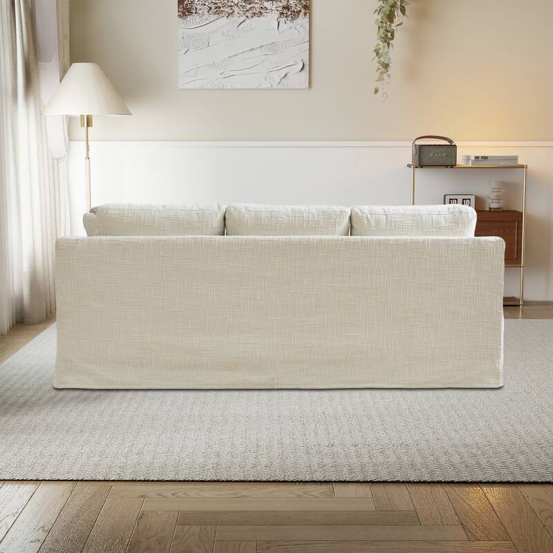 83.9"W Modern Casual Sofa With Removable Upholstery Cover