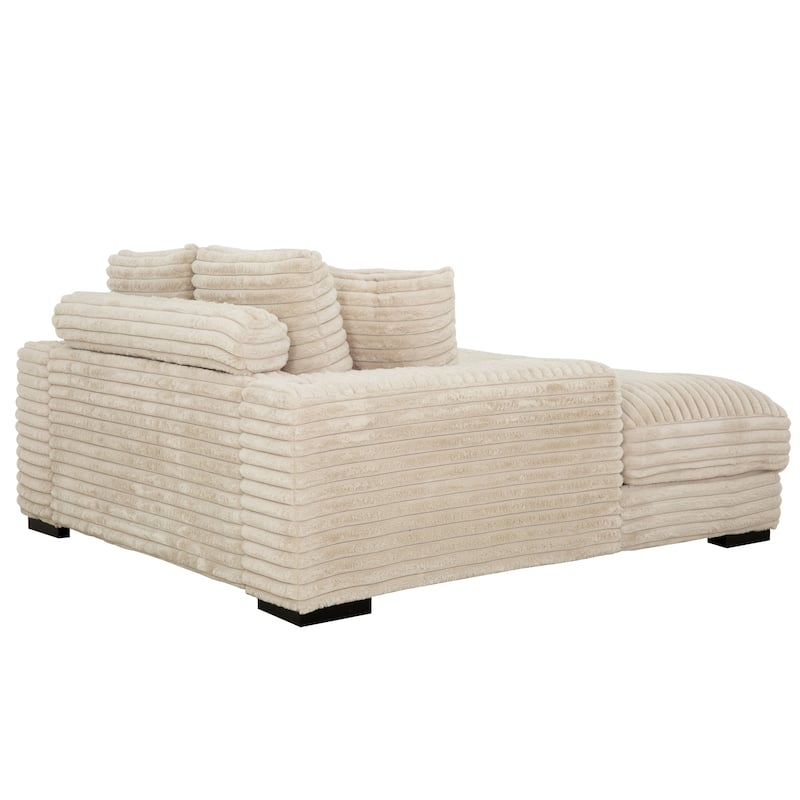 Cocoon Oversized Cuddler Chaise with Cupholder and USBs