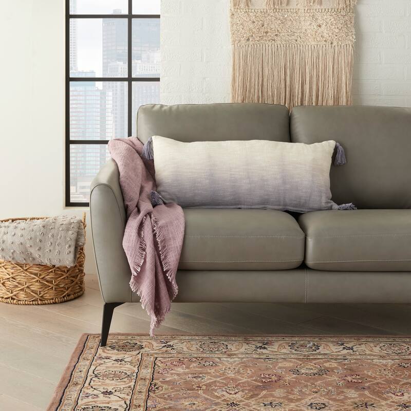 Mina Victory Life Styles Ombre Throw Pillow, (14" x 30")