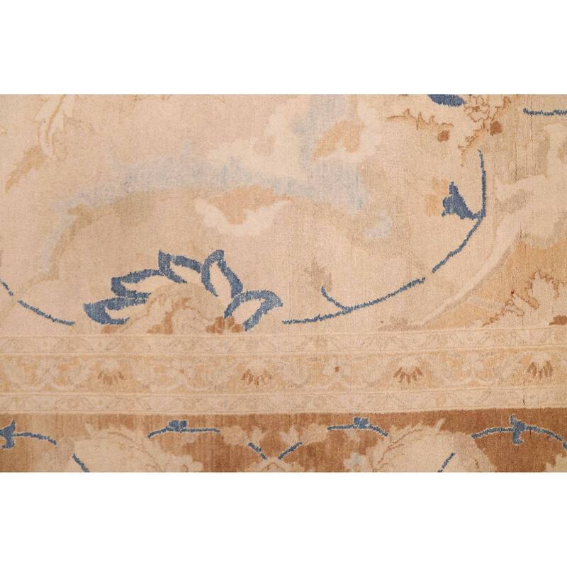 ECARPETGALLERY Hand-knotted Peshawar Oushak Light Khaki Wool Rug - 9'0 x 11'10