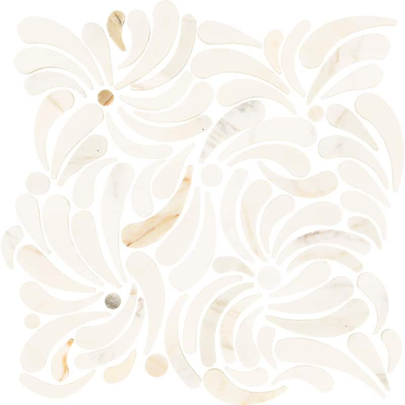Daltile Lavaliere Natural Stone Windblown Mosaic (10 Pc per Carton) (10.20 Sqft per Carton)