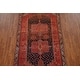 Red Shiraz Persian Vintage Area Rug Tribal Hand-Knotted Wool Carpet - 4 ...