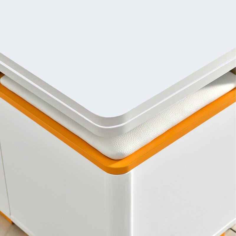 Lift-Top Coffee Table with 4 Storage Stools