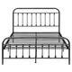 Alazyhome Simple Vintage Metal Platform Bed Frame, Easy-Assembly