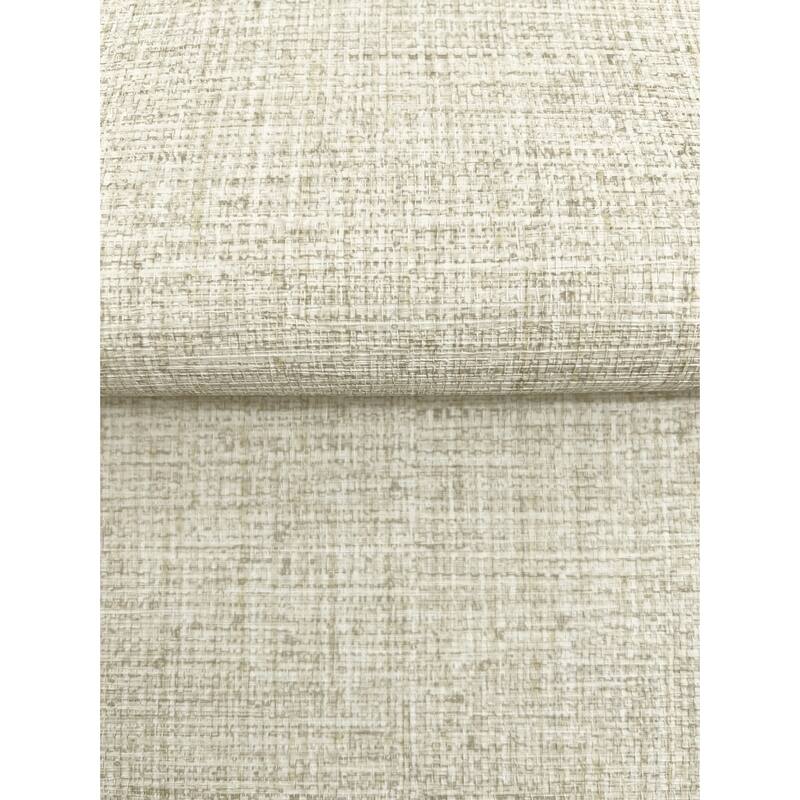 Clarkson Beige Woven Wallpaper