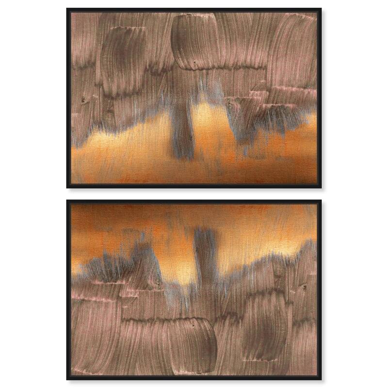 Champagne Bottles Glitz Canvas by Art Remedy - 36" x 24" - White