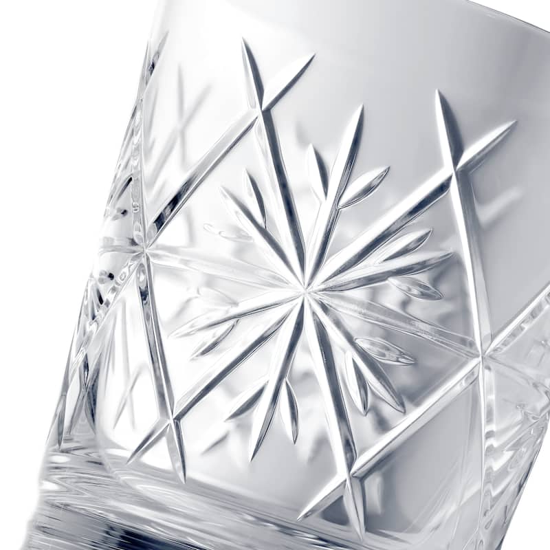 Waterford Winter Wonders Double Old Fashioned, Snowflakes, Set of 2