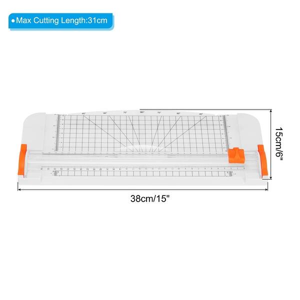 12 Inch Paper Trimmer, A4 Size Paper Cutter with Blade Side Ruler