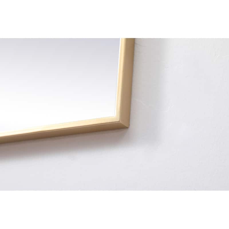 Indigo Home Metal Frame Square Mirror 24 inch