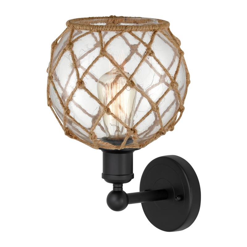 Innovations Lighting Endless Possibilities Edison - Farmhouse Rope - 1 Light 8" Sconce