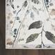 Nude Power Loomed Floral Non Skid Area Rug By HomeRoots - 6' x 9'