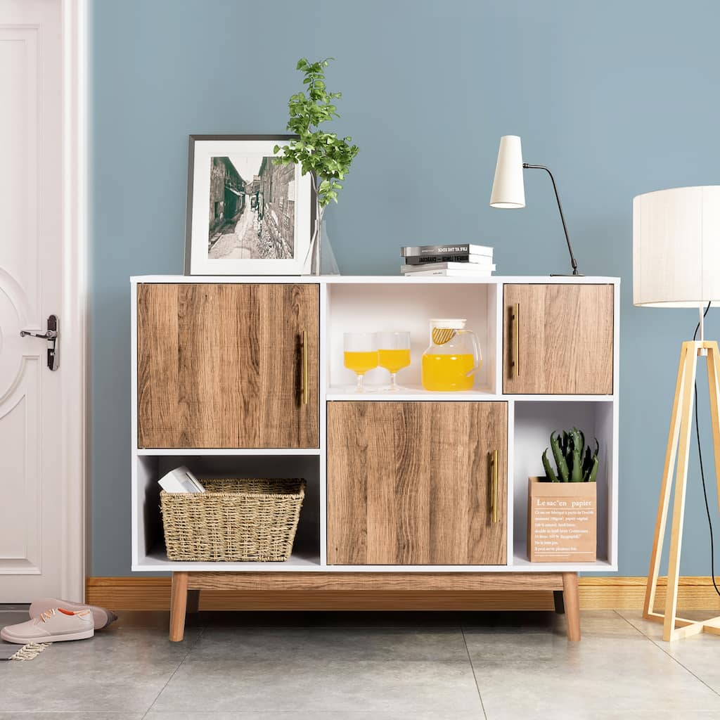 Sideboard Storage Cabinet Display Cabinet with Storage Compartments