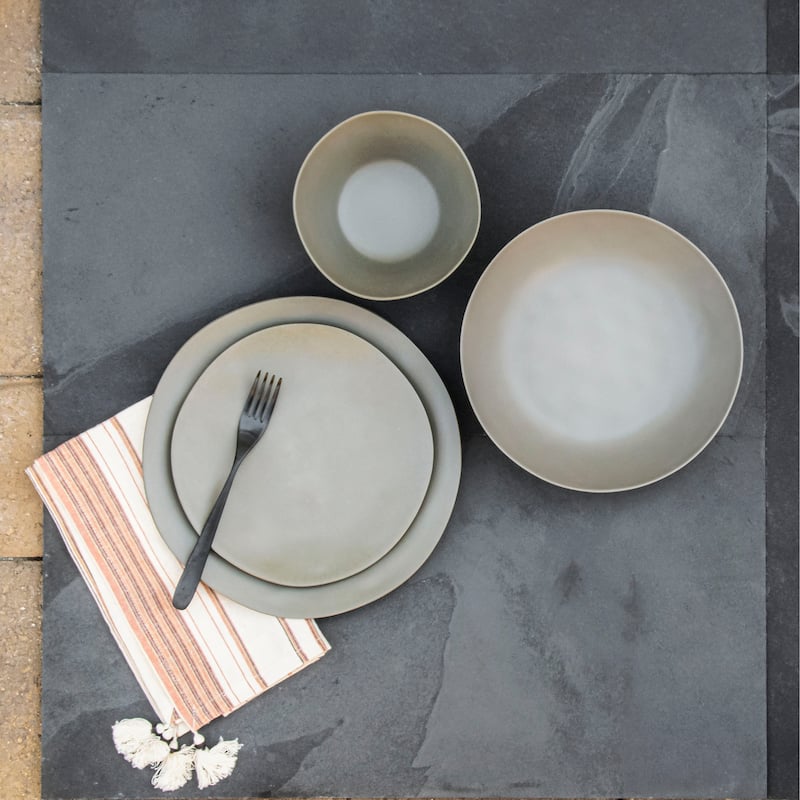 Abode Homewares Planta Salad Plate - Matte Dune - 8.5" - Set of 6