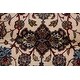 preview thumbnail 9 of 18, Wool & Silk Floral Ivory Isfahan Persian Area Rug Hand-Knotted - 8'5" x 11'9"