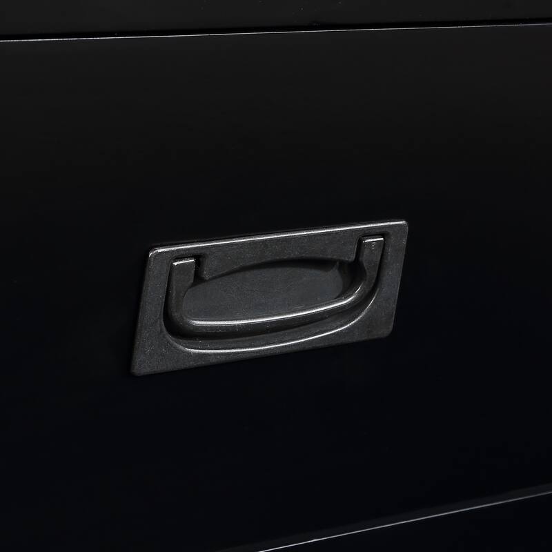 36" Farmhouse Pine Wood Console Table Entry Sofa Table with 4 Drawers & 1 Storage Shelf for Entryway Living Room Bedroom