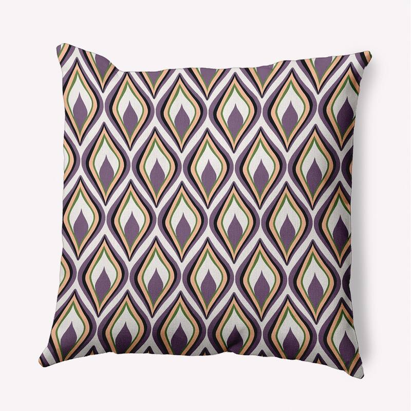 Feathers Accent Pillow - Larkspur - 16" x 16"