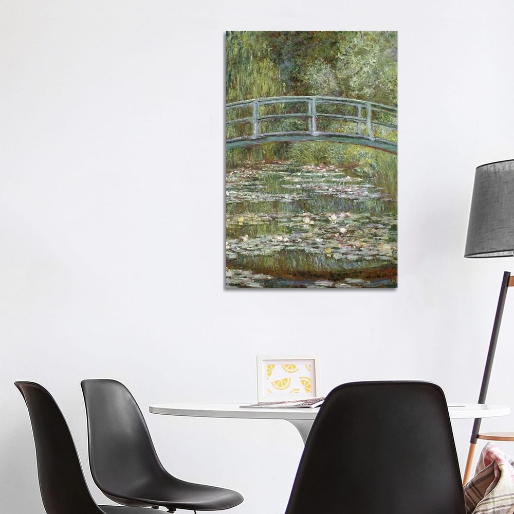 iCanvas "The Water-Lily Pond, 1899 " by Claude Monet Canvas Print