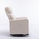 preview thumbnail 10 of 33, Fabric Swivel Gilder Chair With Pocket