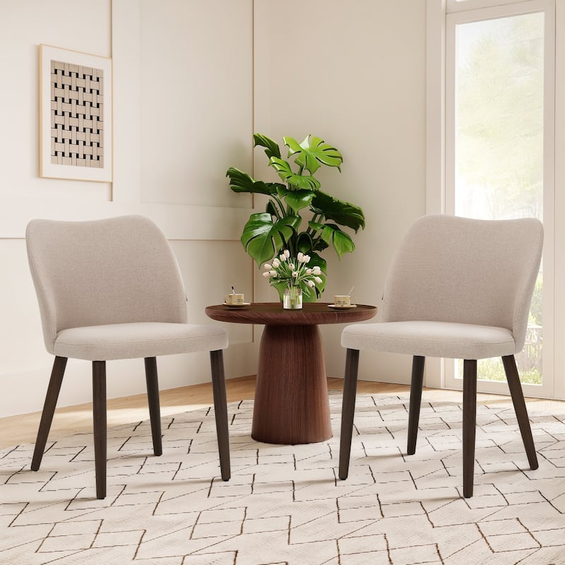 Modern Dining Chairs Upholstered Kitchen Chairs (set of 2)