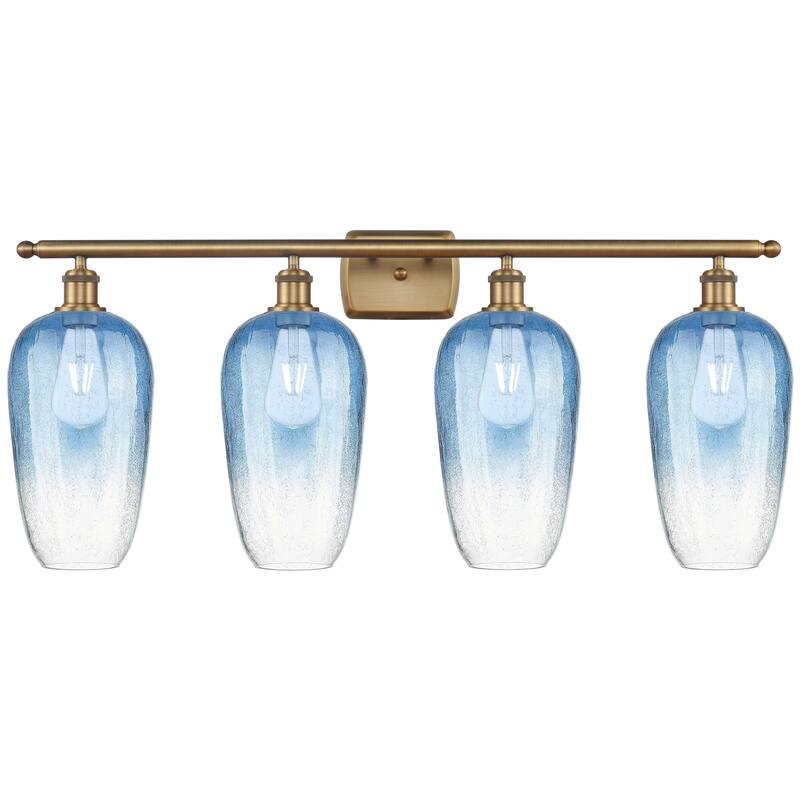 Innovations Lighting Endless Possibilities Ballston - Brookhaven Flute - 4 Light 37" Bath Vanity Light