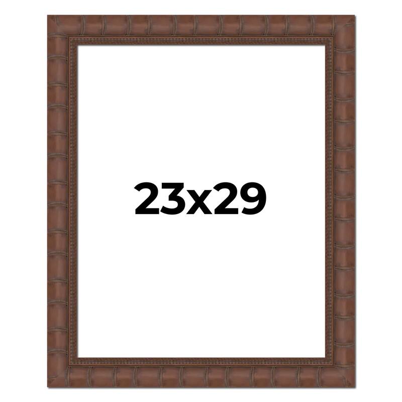 23x29 Frame Pewter Solid Wood Picture Frame Width 1.625 Inches | Interior Frame Depth 0.6875 Inches