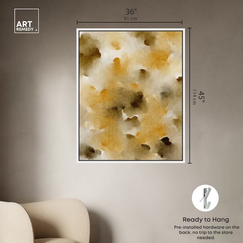 Art Remedy Granola Chocolate Chips Framed Watercolor Boho Abstracts