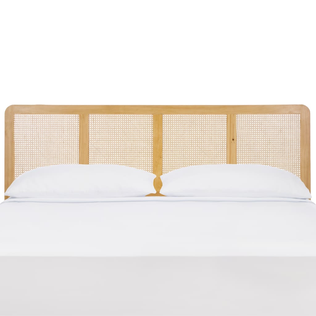 SAFAVIEH Daishi Headboard, Handwoven Cane & Solid Wood Design