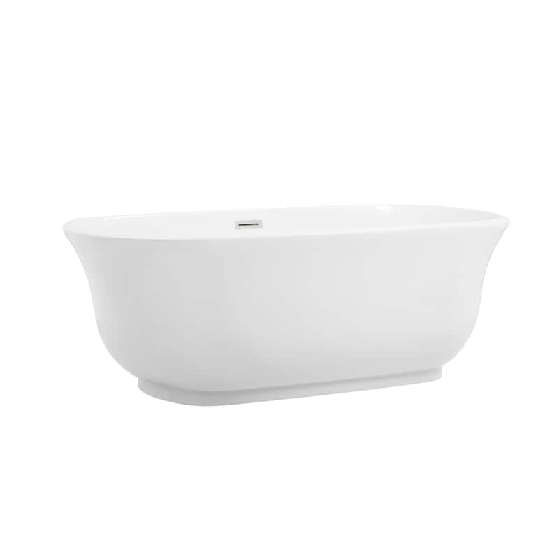 Cameron Soaking Bathtub in Glossy White