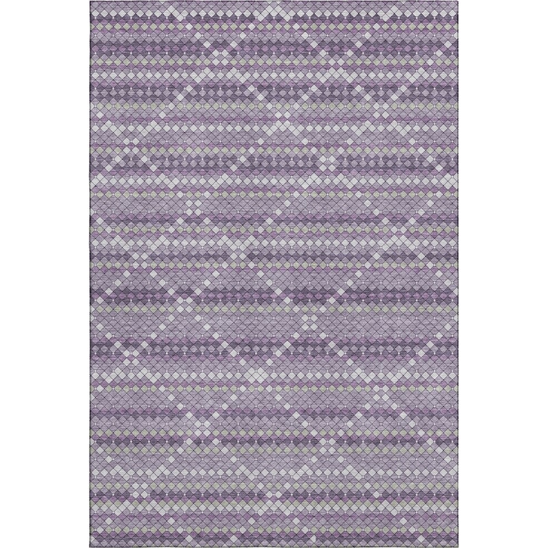 Premium Washable Super Soft Trellis Ombre Mayfield Rug