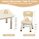 preview thumbnail 7 of 10, Height Adjustable Kids Table and Chair Set