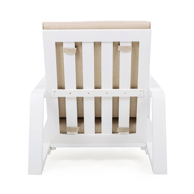 Paloma Acacia Wood Outdoor Club Chair with Cushion by Christopher Knight Home