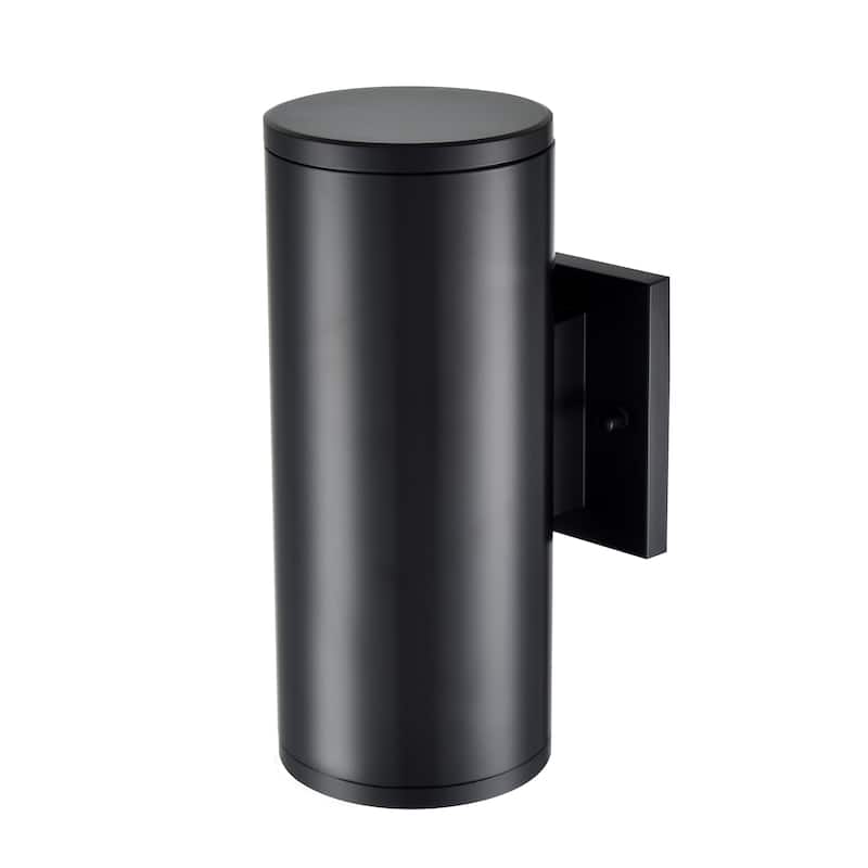 Vegas LED Outdoor Wall Sconce Powder Coated Black - Powder Coated Black - 10.75