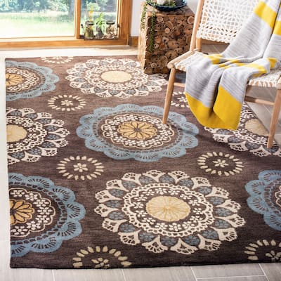 SAFAVIEH Handmade Wyndham Tangela Modern Wool Rug
