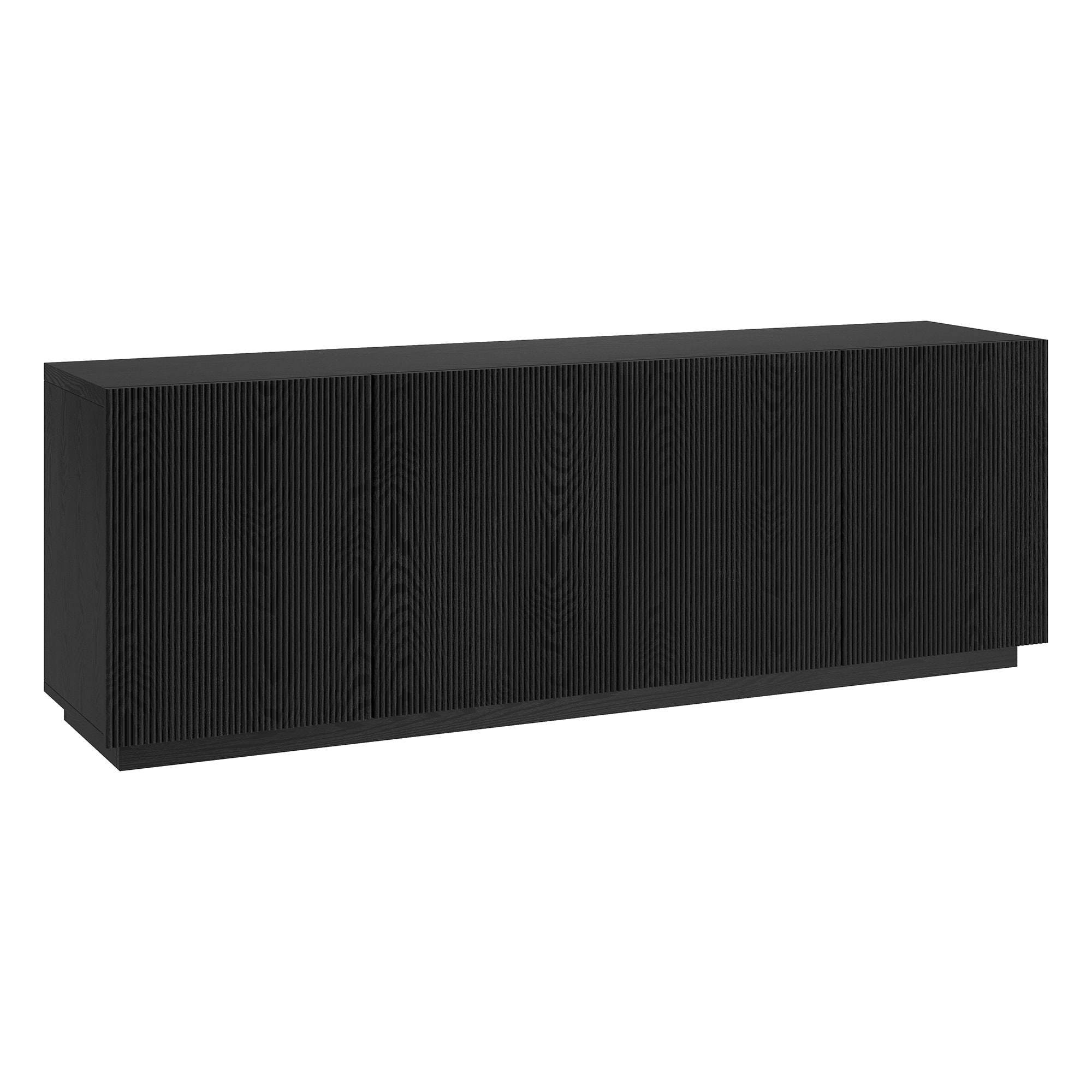 Halifax Rectangular Fluted TV Stand for TV's up to 75" - 70" Wide
