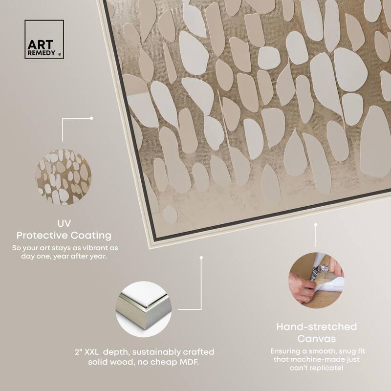 Glimmering Cascade Canvas by Art Remedy