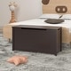 preview thumbnail 11 of 25, Kids Wooden Toy Box Storage with Safety Hinged Lid for Bedroom, Playroom, Hallway