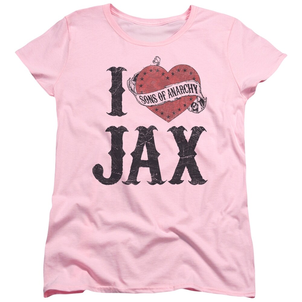 Shop Sons Of Anarchy I Heart Jax Womens Short Sleeve Shirt On