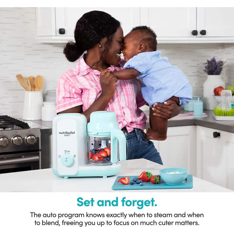 nutribullet Baby NBY50200 Steam + Blend, White/Blue On Sale Bed Bath & Beyond 37475688