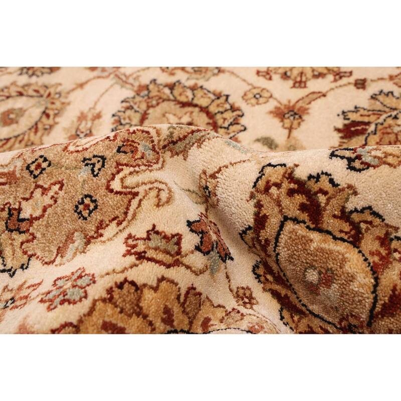 ECARPETGALLERY Hand-knotted Jamshidpour Cream Wool Rug - 6'0 x 8'9