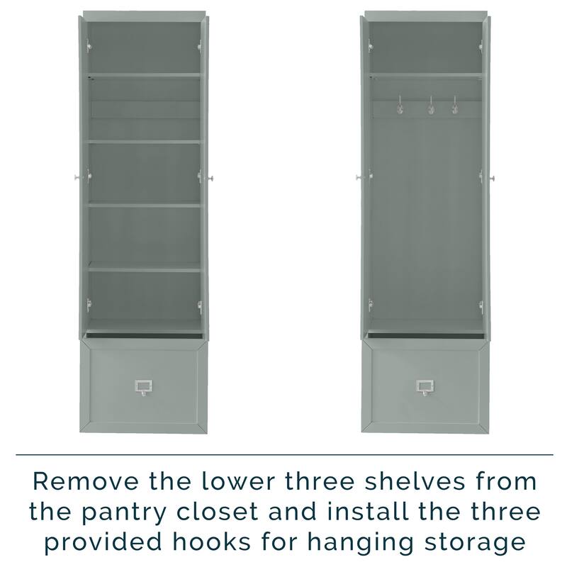 Crosley Harper 3Pc Entryway Set - 16.38"x66"x74"
