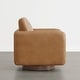 preview thumbnail 48 of 67, Spruce & Spring Rebecca Swivel Accent Chair Armchair with Back Cushion