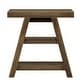preview thumbnail 6 of 5, Industrial End Side Bed Table with Storage Shelf for Living Room