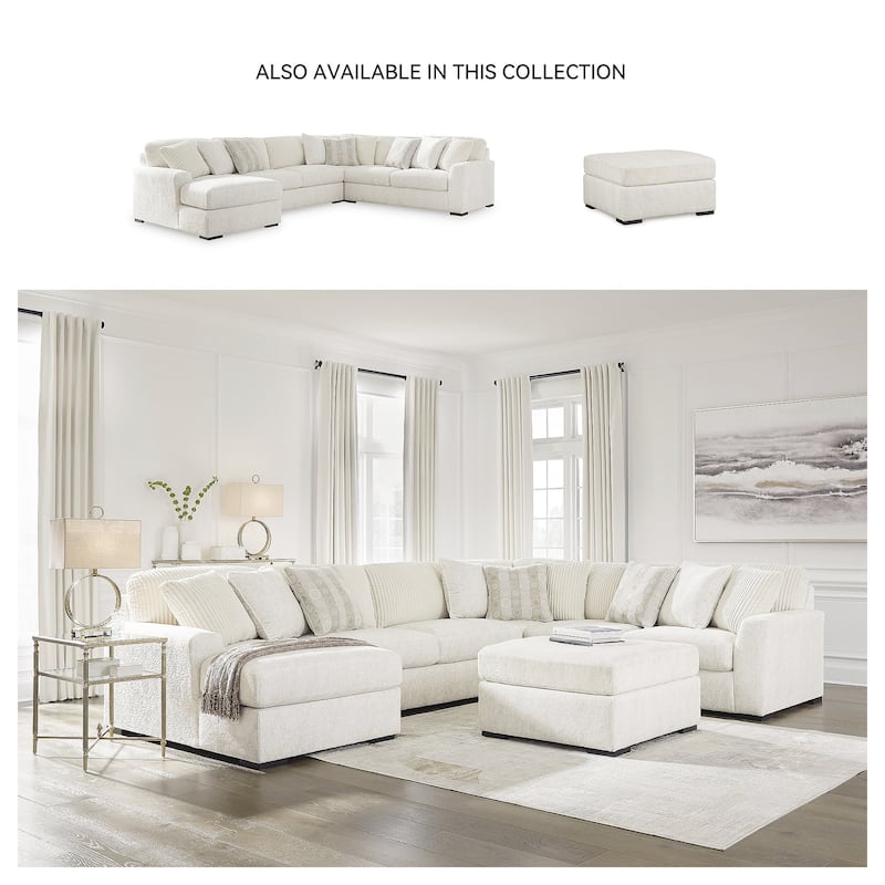 Signature Design by Ashley Chessington Ivory Oversized Accent Ottoman
