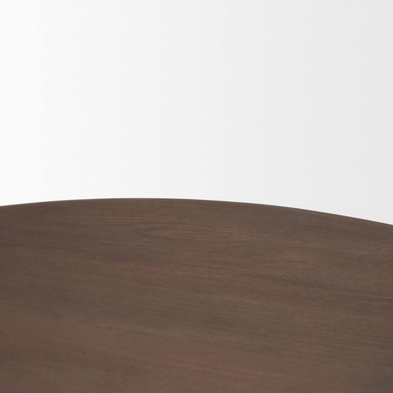 Shima Round Brown Wood W/Arched Legs Coffee Table - 45.0L x 45.0W x 16.0H
